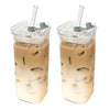 Square Heat Resistant Glass Coffee Cup