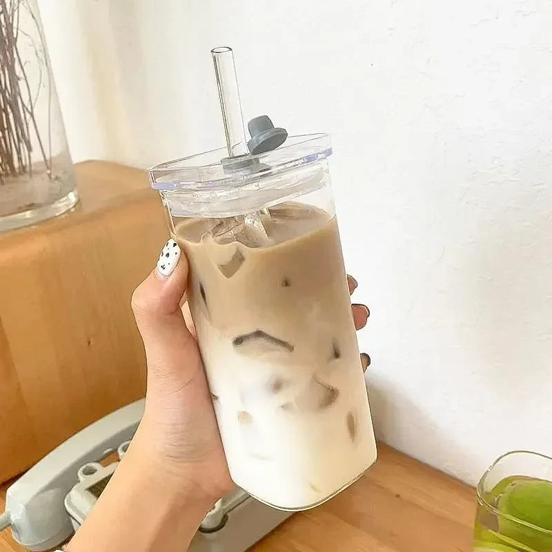 Square Heat Resistant Glass Coffee Cup