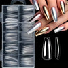 Transparent Soft Full Cover Press-On Nails