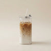 Square Heat Resistant Glass Coffee Cup